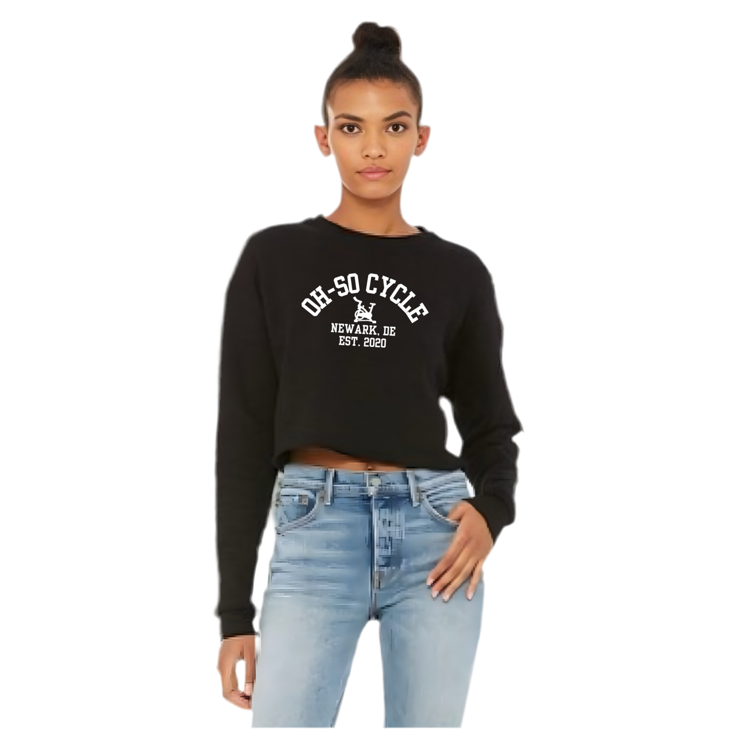 Cropped Fleece Crew