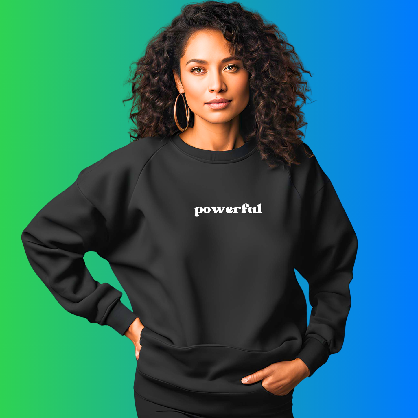 Powerful Affirmation Crewneck