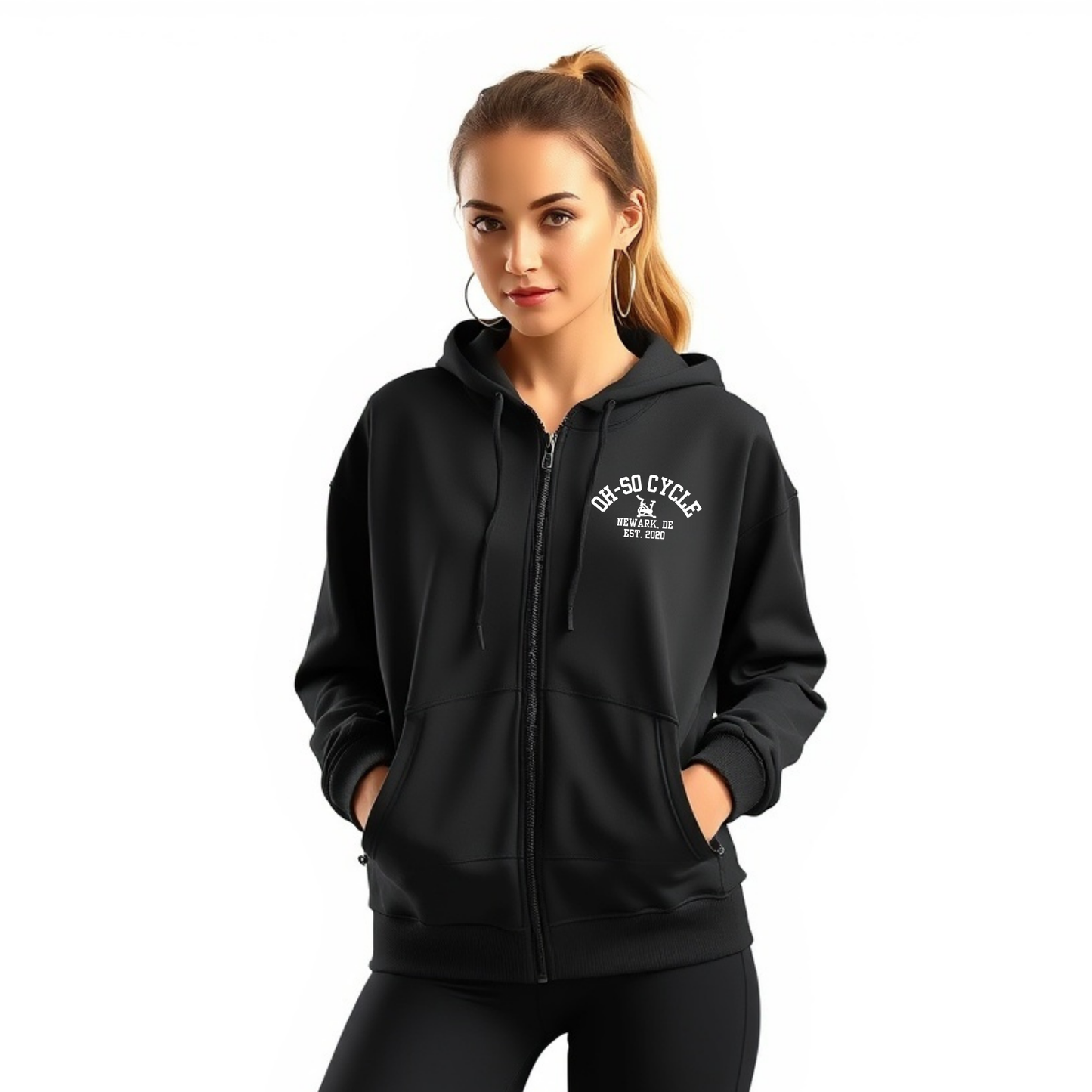 Oh-So Cycle Core Fleece Full Zip Hoodie