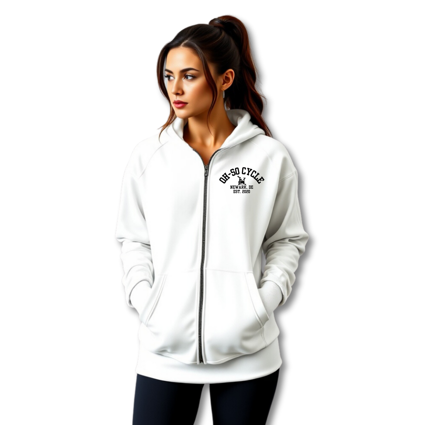 Oh-So Cycle Core Fleece Full Zip Hoodie