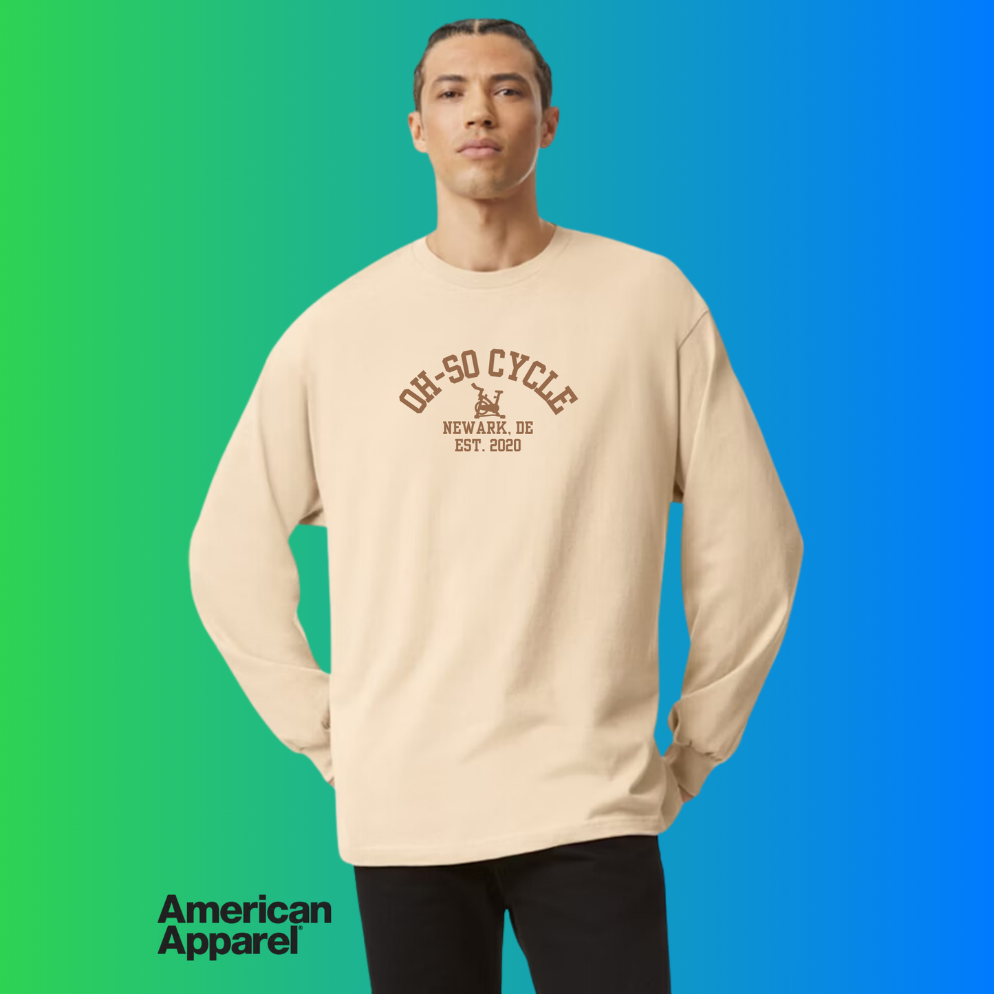 American Apparel® Unisex Heavyweight Cotton Long-Sleeve T-shirt